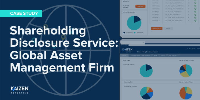 Shareholding Disclosure Case Study: Global Asset Management Firm