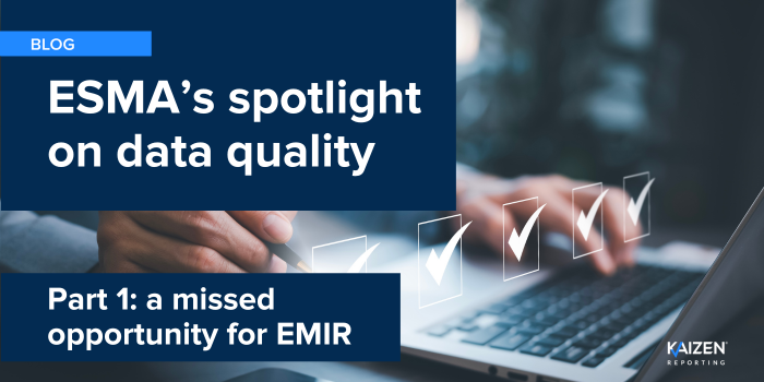 ESMA’s spotlight on data quality - Part 1: a missed opportunity for EMIR image