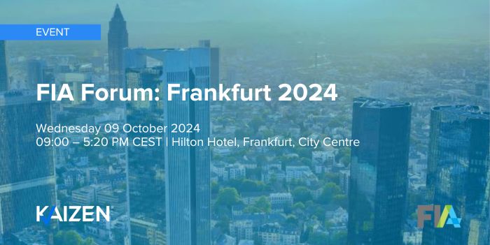 Join us at FIA Forum 2024 in Frankfurt